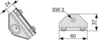 Tece Угловое соединение TECEprofil 9010002